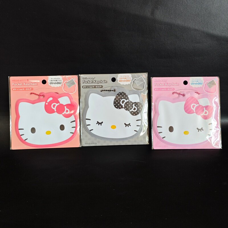 日本三丽鸥凯蒂猫门禁卡卡套可爱卡通大脸造型卡片收纳卡包行李箱