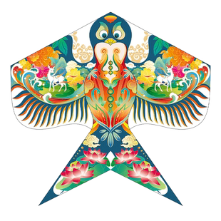 潍坊春健风筝儿童微风易飞2023新款国潮沙燕大人专用成人高档轮盘