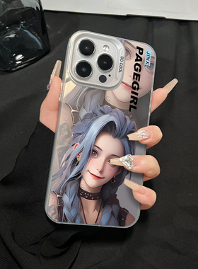 金克斯适用苹果15手机壳新款iPhone14promax保护套ip13高级感动漫12mini网红防摔proxsmax潮牌8plus7男女款xs