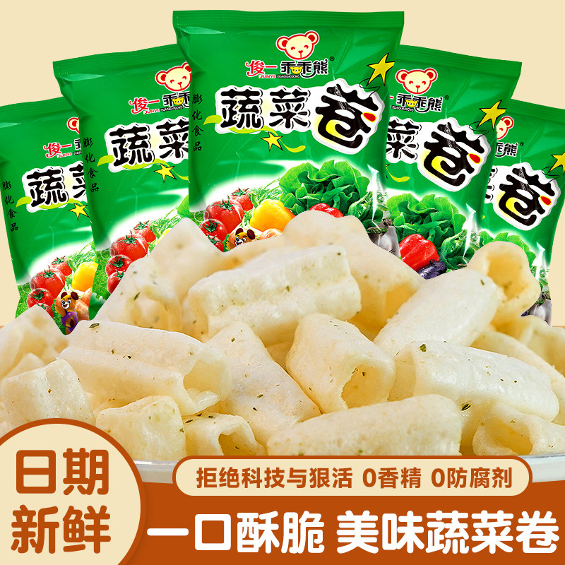 军一乖乖熊蔬菜卷经典零食