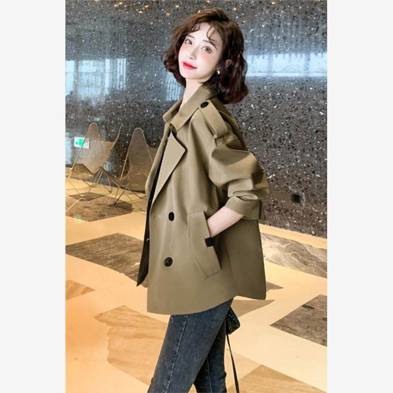 风衣女中长款2025年春秋季新款时尚气质女神范流行短款休闲外套女