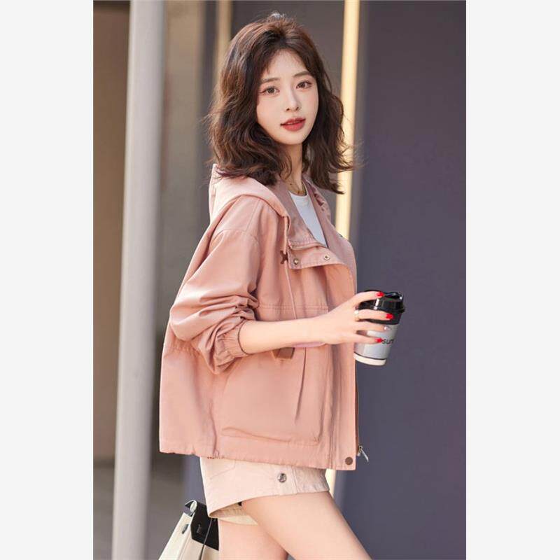 风衣外套女短款2024春秋新款宽松洋气减龄休闲小个子工装夹克上衣