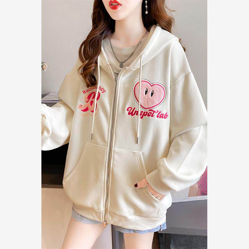 今年流行上衣服甜美不起球早春开衫外套大码薄款宽松卫衣女孕妇装