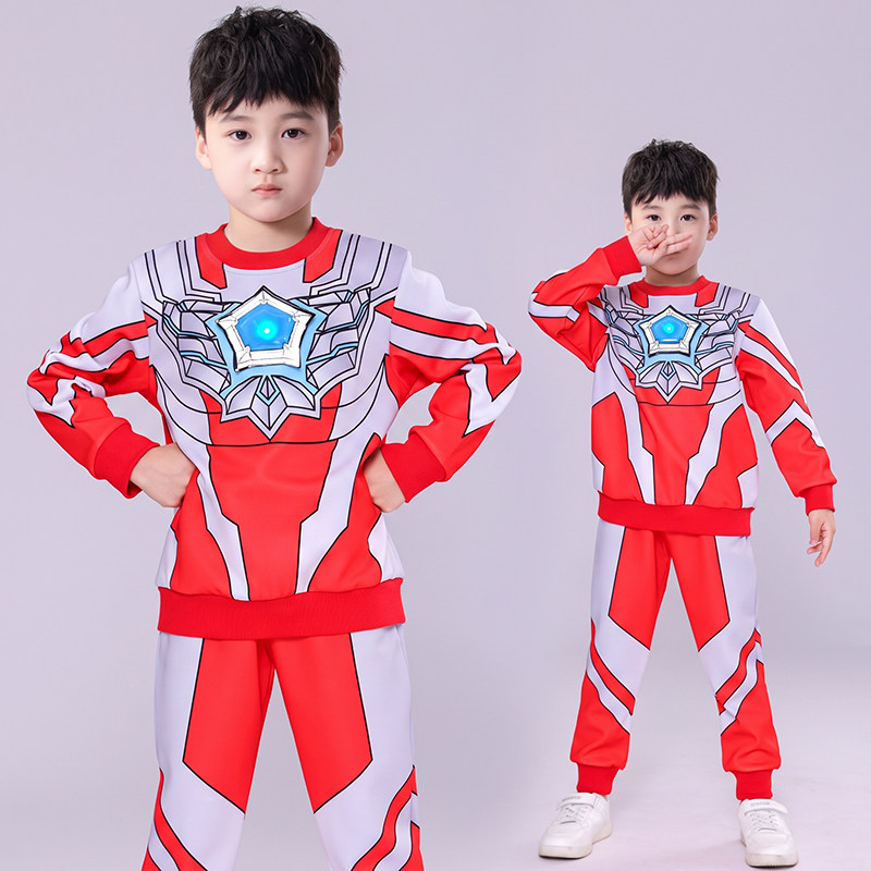 Ultraman奥特曼春秋男童帅气套装