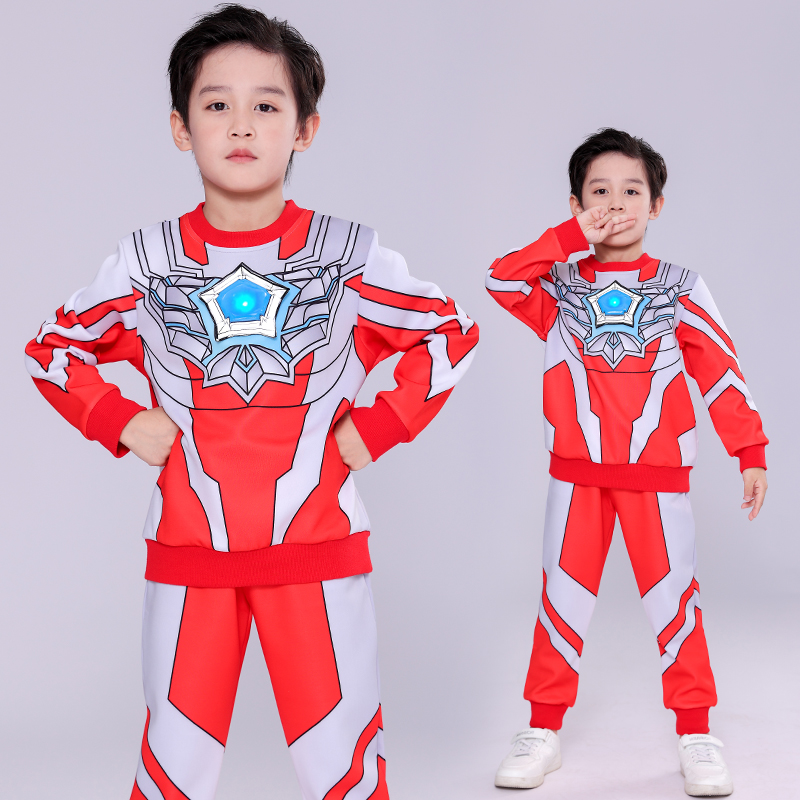 Ultraman奥特曼春秋男童帅气套装