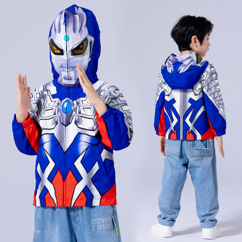 Ultraman奥特曼外套儿童秋冬风衣