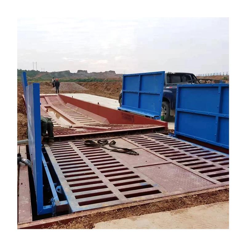 洗程车辆洗车池建工地成品洗车过水池 钢制随用随工10走移动筑车