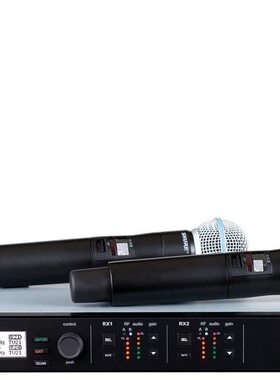 Shure/舒尔 ULXD24D/B58/BETA58A 双通道无线手持系统麦克风/话筒