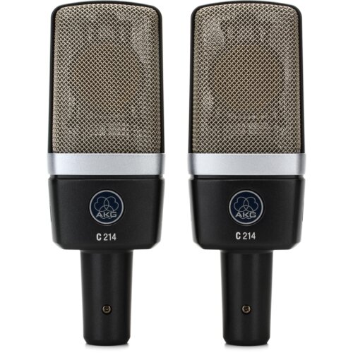 AKG/爱科技 C214 大振膜电容麦克风 - 立体声配对版
