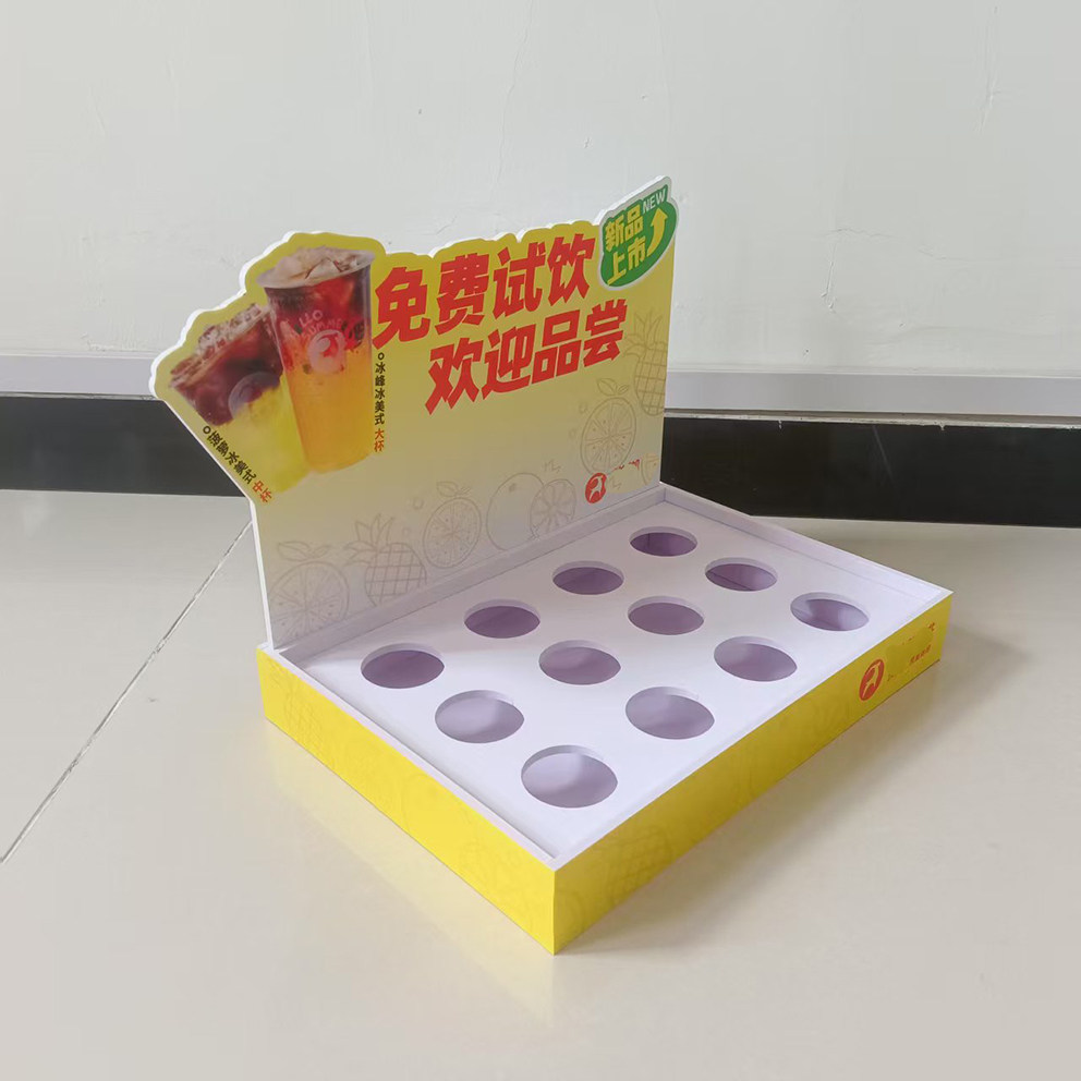 餐饮试吃托盘 豆浆牛奶试饮展示架 免费品尝咖啡展架 奶茶推广