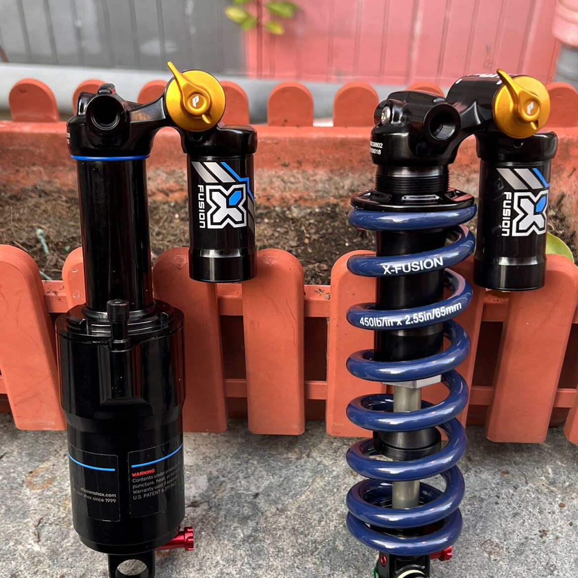 X Fusion野宝H3c/H3a 公制气压后胆 弹簧后避震185/205/210/230mm