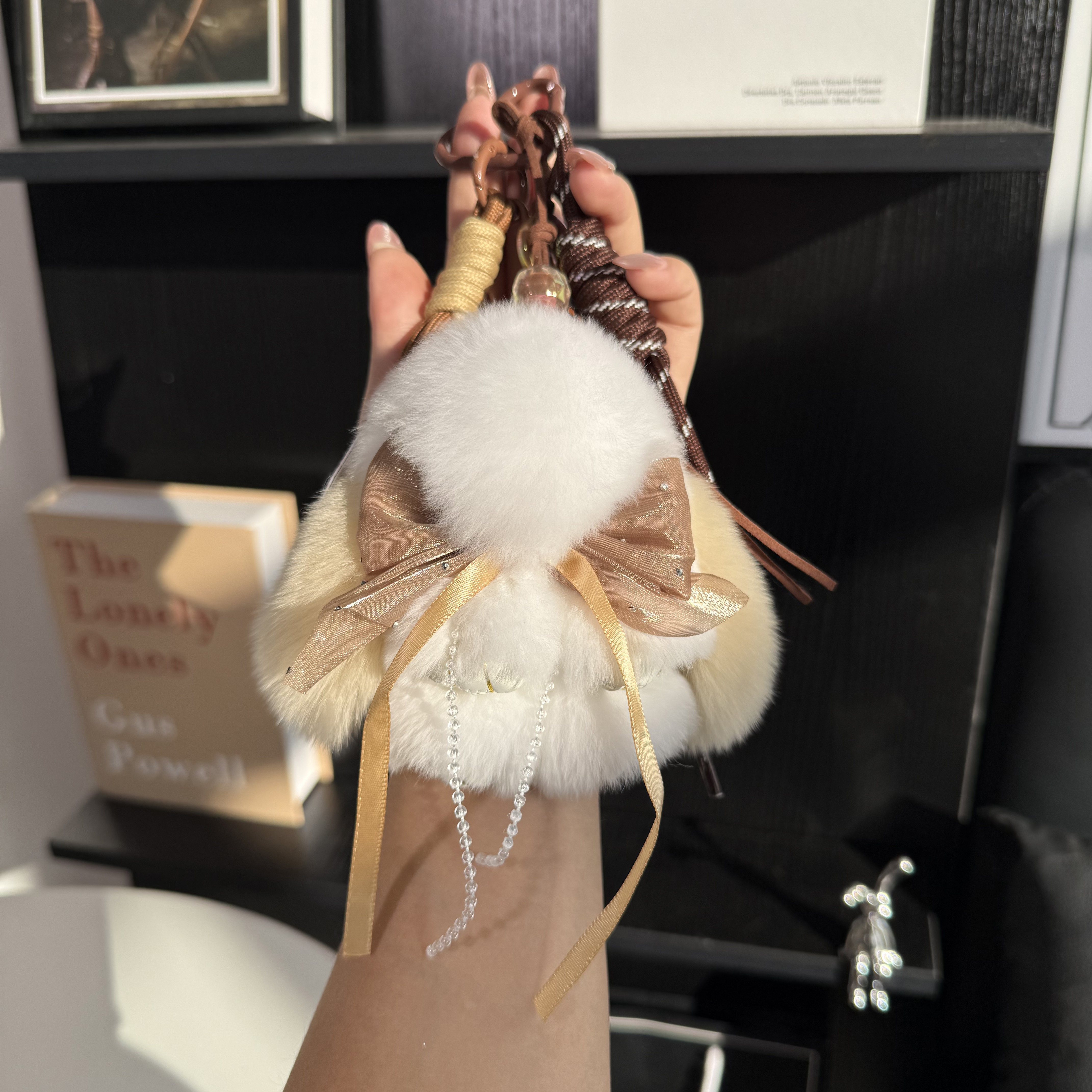 可爱真獭兔毛小兔子毛绒包包挂件蝴蝶结装饰书包挂饰钥匙扣礼物女,服饰配件/皮带/帽子/围巾,包挂件,淘宝优惠券,粉丝福利购,淘宝优惠卷