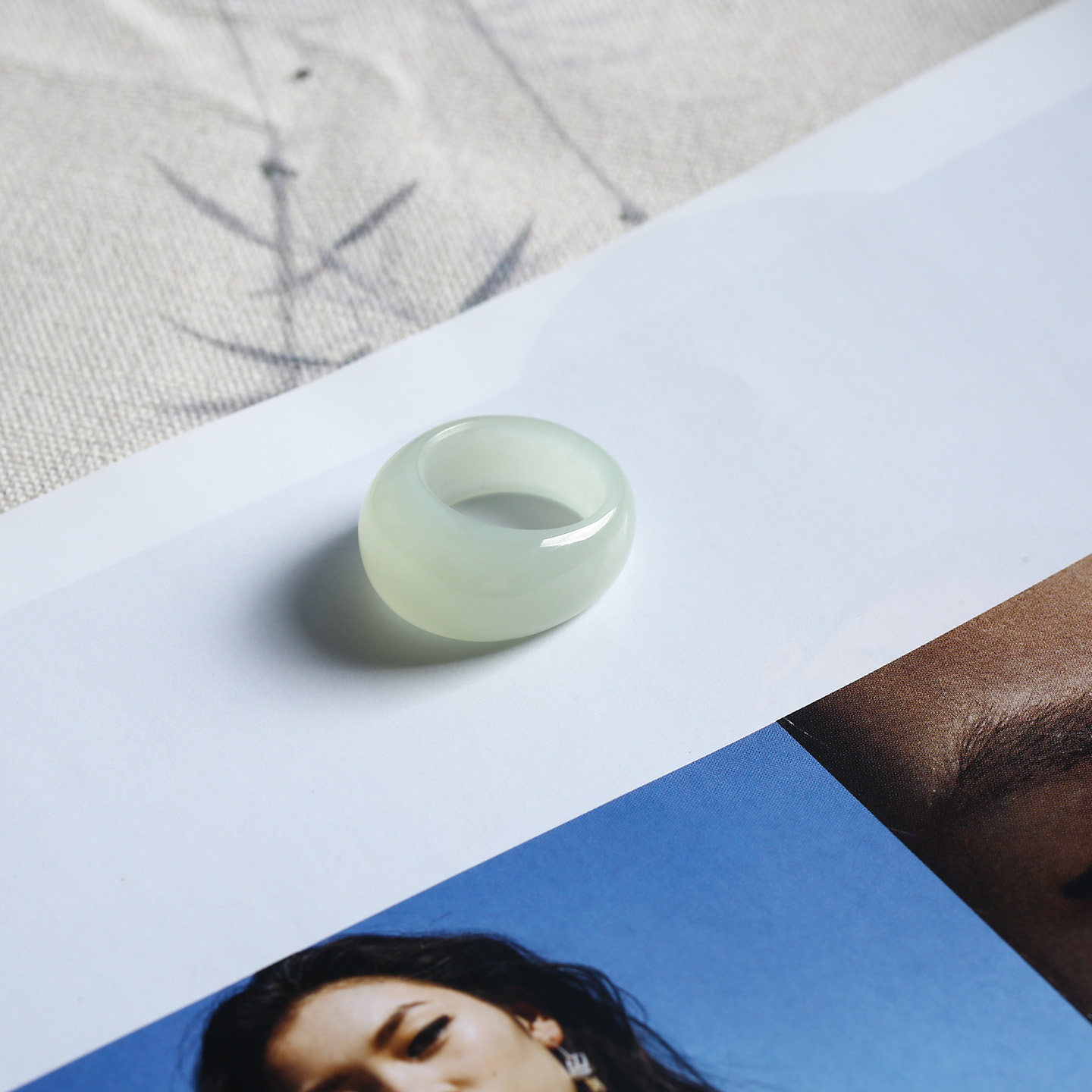 10号戒指 和田玉青白厚装馒头款指环 5000,珠宝/钻石/翡翠,手饰,淘宝优惠券,粉丝福利购,淘宝优惠卷