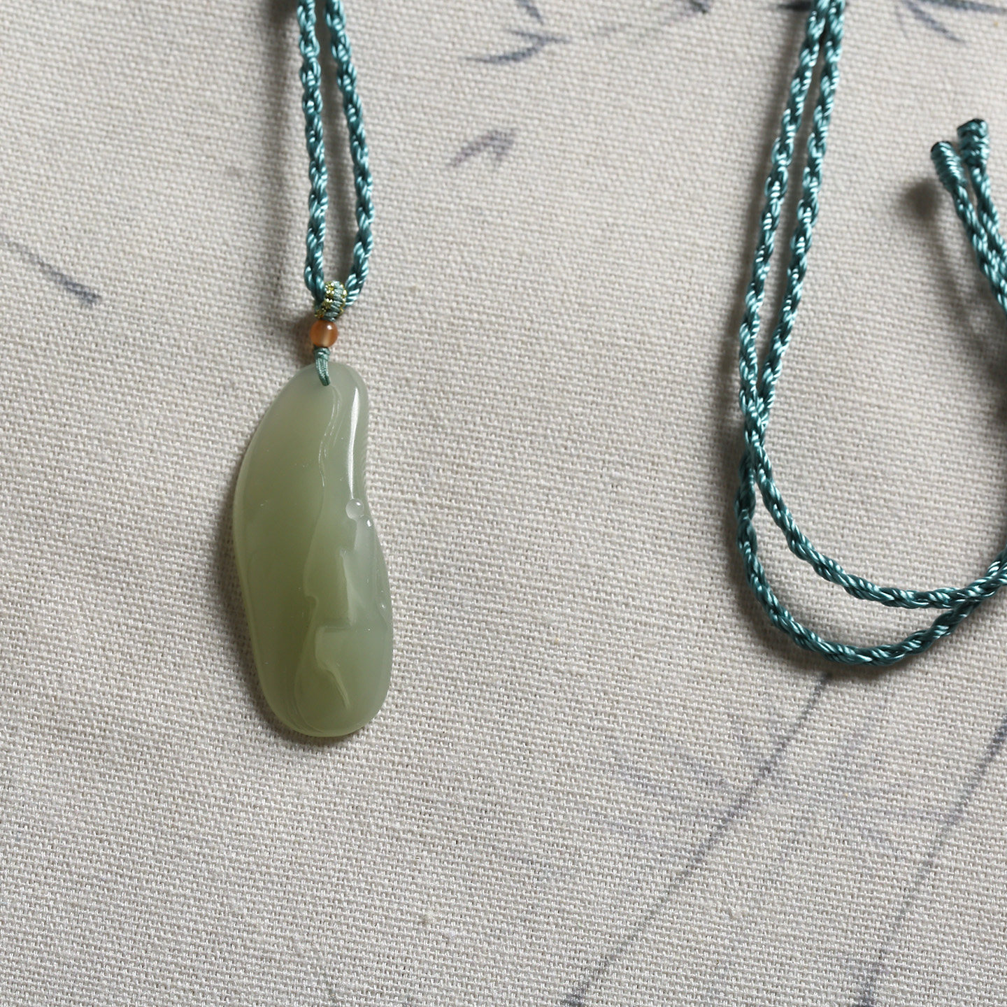 悟道玉坠 和田玉晴水青白纯手工雕刻玉石挂件 8362