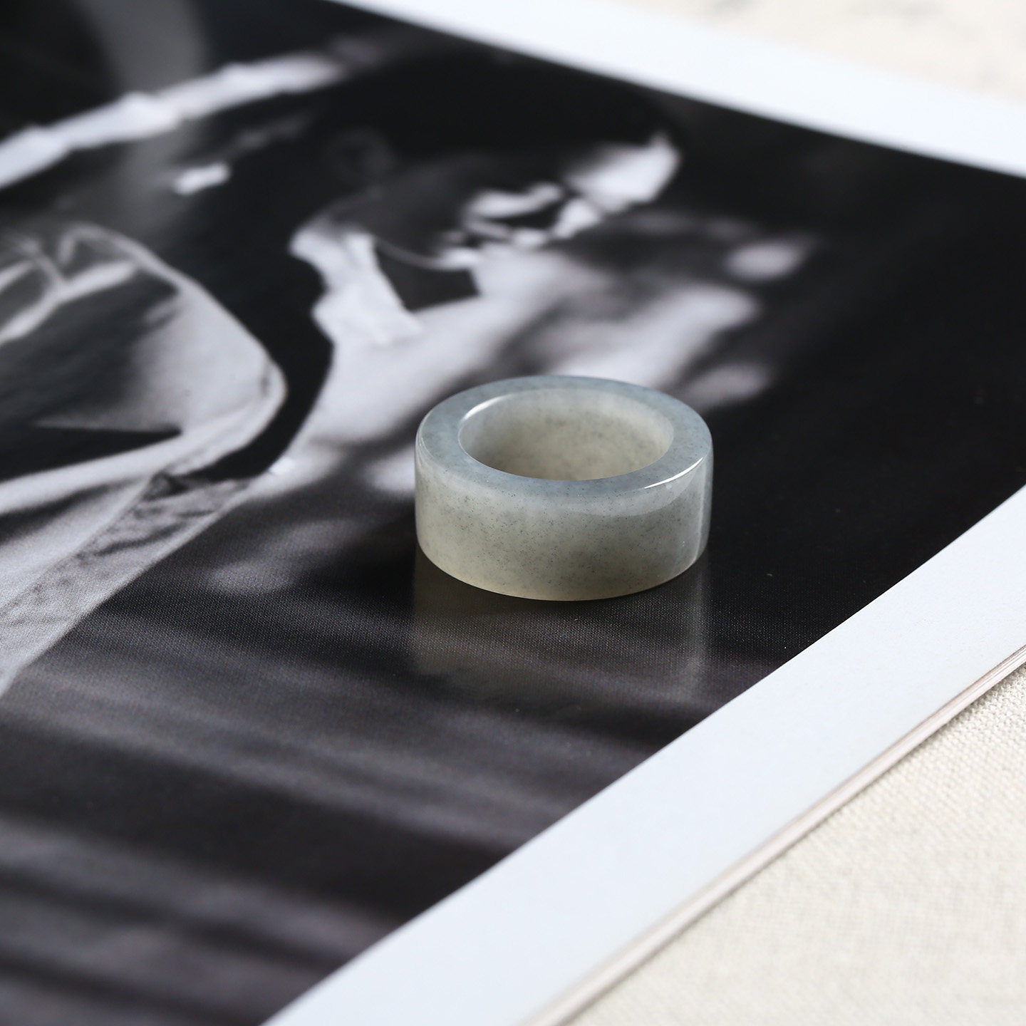 18号戒指 新疆和田玉青花籽料 籽玉宽条直切款方口指环 5709,珠宝/钻石/翡翠,手饰,淘宝优惠券,粉丝福利购,淘宝优惠卷