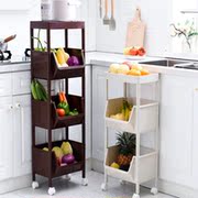 móc dán Lưu trữ kệ bếp kệ sàn rau kệ giỏ rau nhiều lớp nhỏ cửa hàng bách hóa giỏ góc ban công phòng khách - Trang chủ móc nhựa dán tường