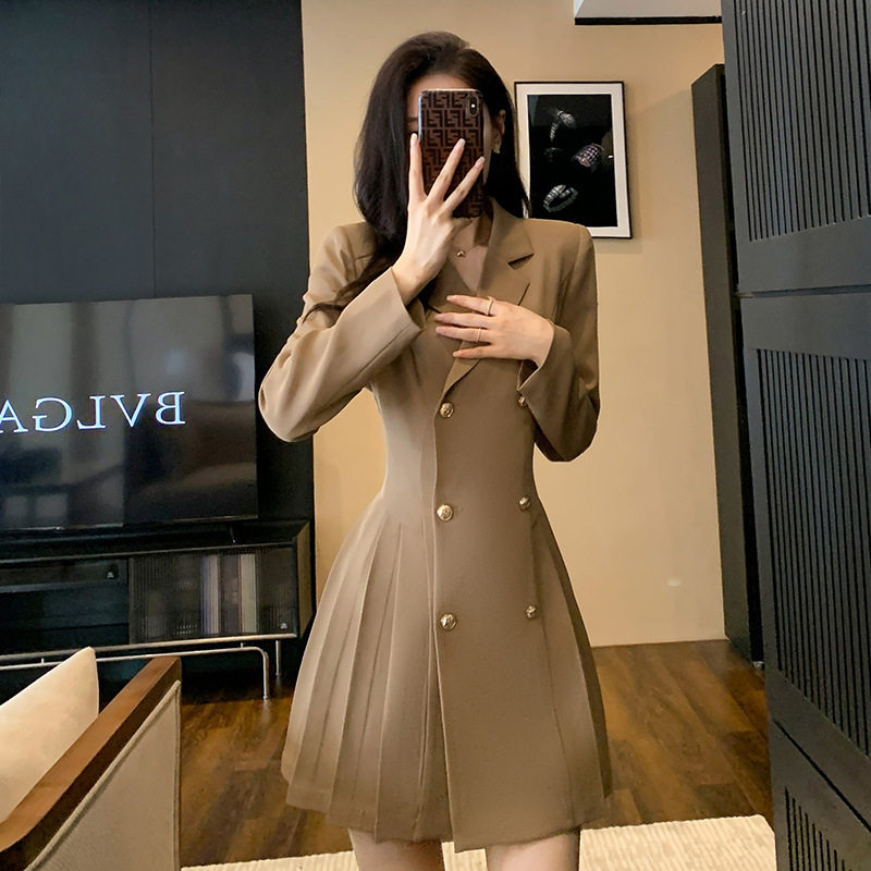 法式连衣裙女气质修身显瘦
