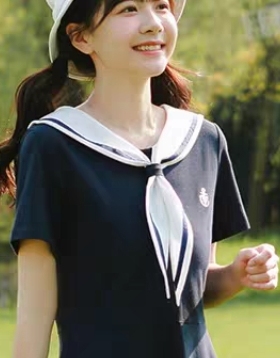 海军风披肩领子百搭学生海军领减龄外搭披肩装饰领配上衣领子