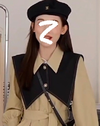 新款假领子西装面料时尚假领子小马甲披肩领外搭衬衫T恤装饰领