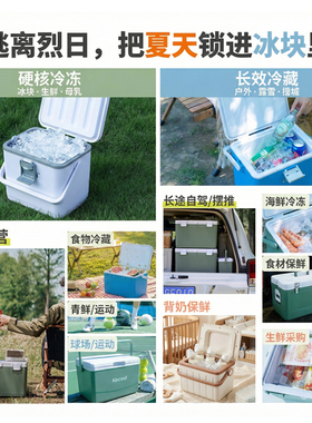 Kbcool科保冰包户外露营侧开口大容量保鲜冷藏袋