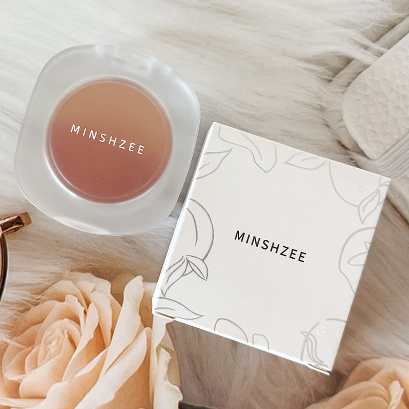 MINSHZEE茗希芝蜜桃渐变腮红易上色哑光胭脂腮红盘一盘多用亮肤色