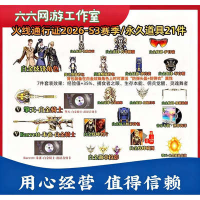 CF穿越火线火线通行证2026-S3赛季永久道具21件套装