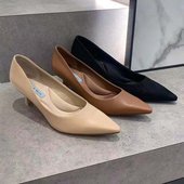 2024年秋春季 简约通勤尖头细跟高跟浅口单鞋 新品 上班职业工作女鞋