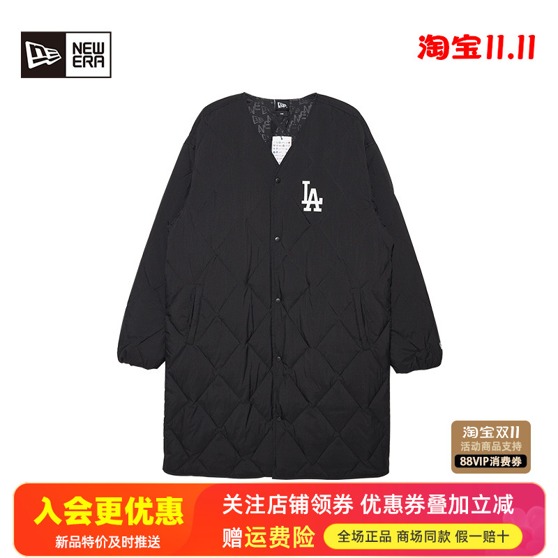 NewEra纽亦华男女MLB惬意深秋系列轻薄保暖中长款羽绒服13350852