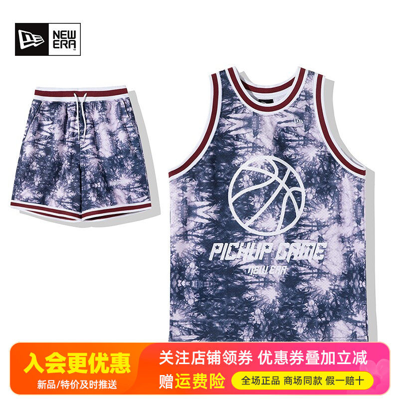 NewEra纽亦华男女双面穿五分短裤无袖篮球背心13095690/13095662
