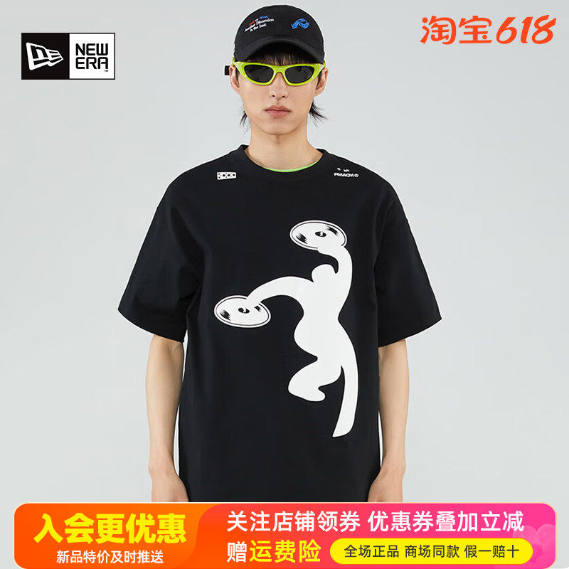 NewEra纽亦华FMACM X KOOD三方联名男女同款短袖T恤13413115
