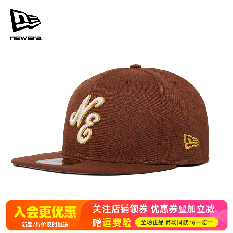 NewEra纽亦华男女70周年纪念5950硬顶平檐MLB全封棒球帽60571916