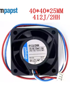 德国全新原装 TYP 412J/2HH 4025 12V 3.25W高端散热风扇4CM厘米