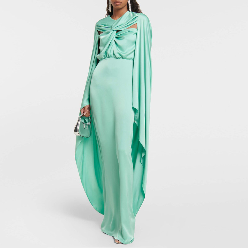 晚礼服高端大气舞台2023新款走秀红毯主持演出服高级质感年会长裙