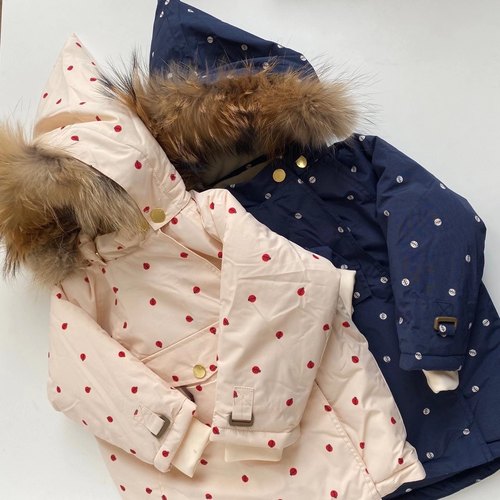 ins爆款2024秋冬新品童装欧美风Mat系列男女童宝宝滑雪服防风棉衣