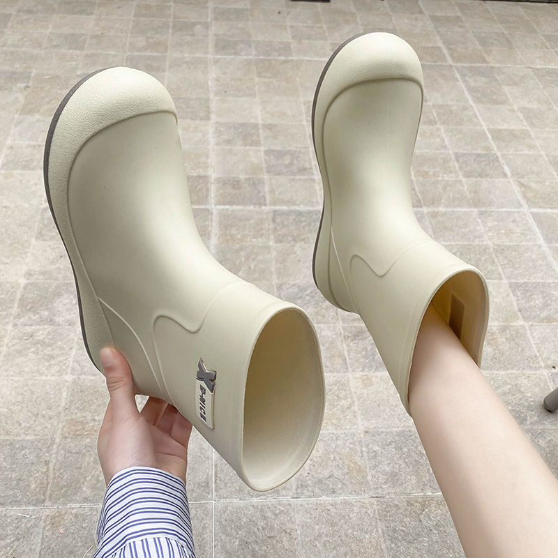 不累脚·雨鞋女防滑短筒通勤百搭
