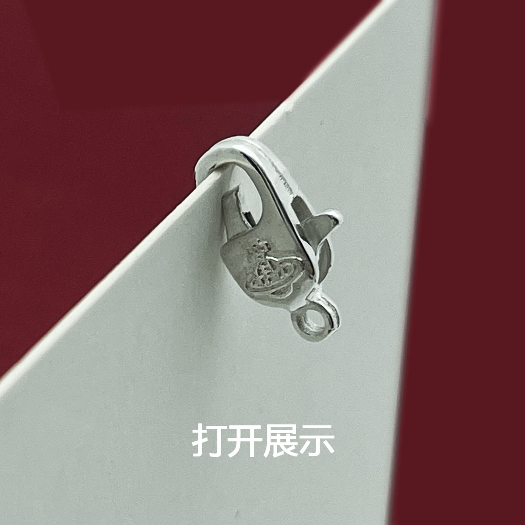S925纯银星球龙虾扣万能连接扣