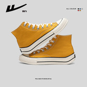 小白鞋 回力正品 爆款 厚底情侣高帮帆布鞋 男女士学生情侣休闲鞋 正品