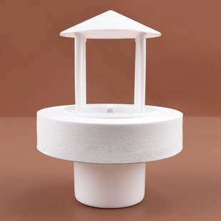 假山鱼缸雾化器塑料单头漂浮雾化仓ABS起雾器雾化头DIY造雾器浮标