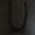 Matte Black Solid Fishbone