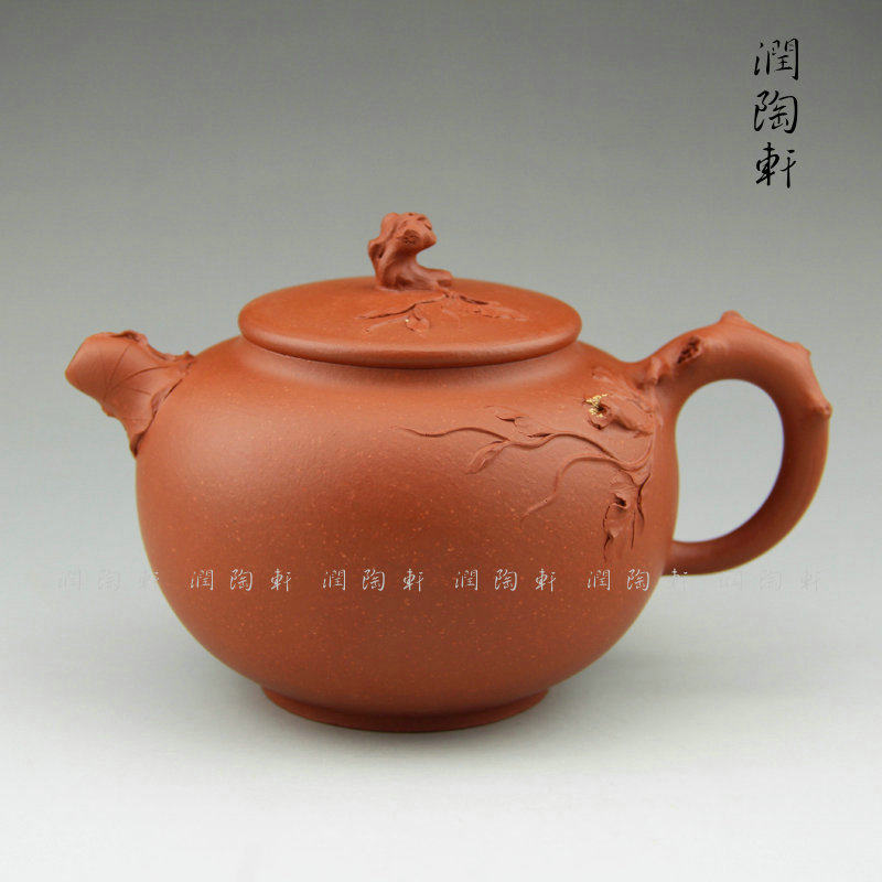 朱泥茶具宜兴原矿手工紫砂壶