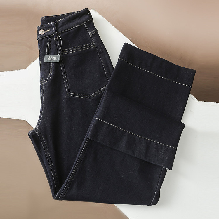 【好牛！舒适保暖！】24秋冬高腰复古牛仔裤女直筒加绒加厚休闲裤,女装/女士精品,牛仔裤,淘宝优惠券,粉丝福利购,淘宝优惠卷