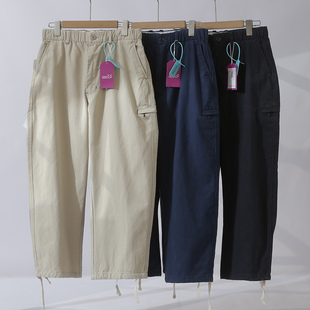 秋冬男士 重磅纯棉 宽松工装 裤 潮 复古日系百搭直筒长裤 篙端