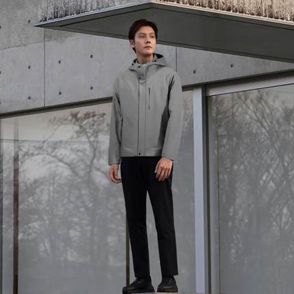 【重工！篙奢！】户外冬季男士短款连帽羽绒服商务休闲保暖鹅绒服