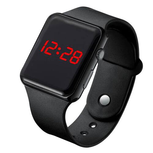 New Digital Watches Men Women Electronic Square LED Sport Wr