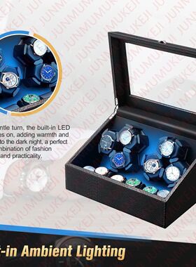 Automatic Watch Winder with 6 Storage Box Double Automatic W