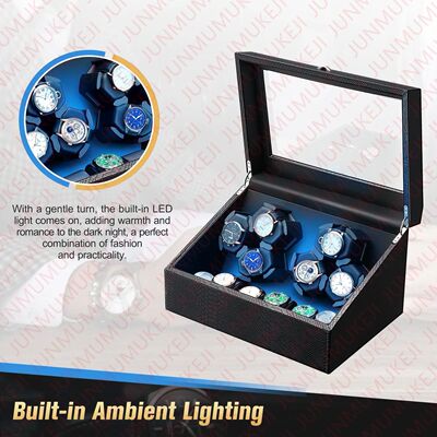 Automatic Watch Winder with 6 Storage Box Double Automatic W