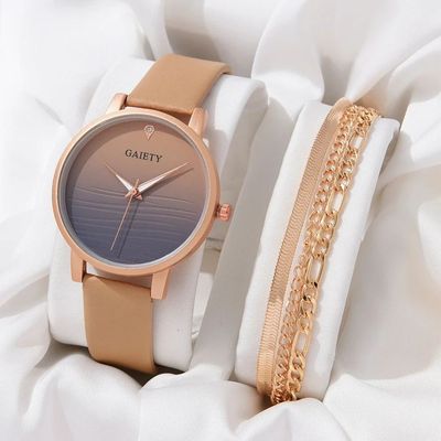 GAIETY Elegant Simplicity Ladies Dress Wristwatches Women Fa
