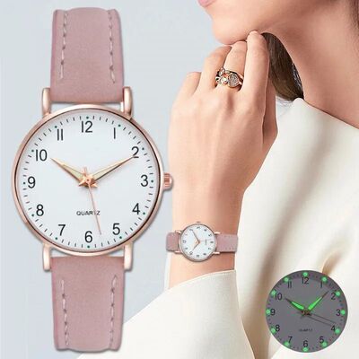 Fashion Watch For Women Leather Quartz Watches Ladies Luxury