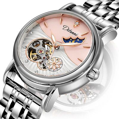 Rotatable Flowers Female Watch Women Top Brand Luxury Fashio