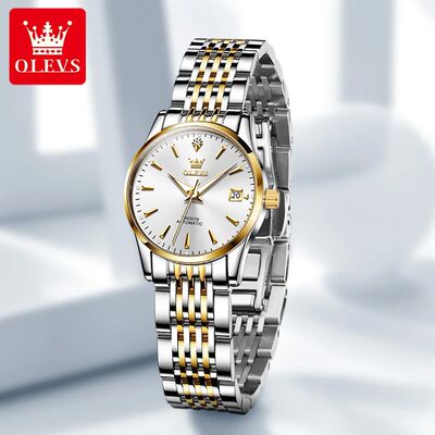 OLEVS 6635 Luxury Brand Ladies Watch Automatic Mechanical Wr